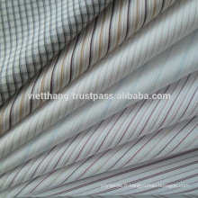 Tissu teint en fil pour chemise - haute qualité du VIETNAM